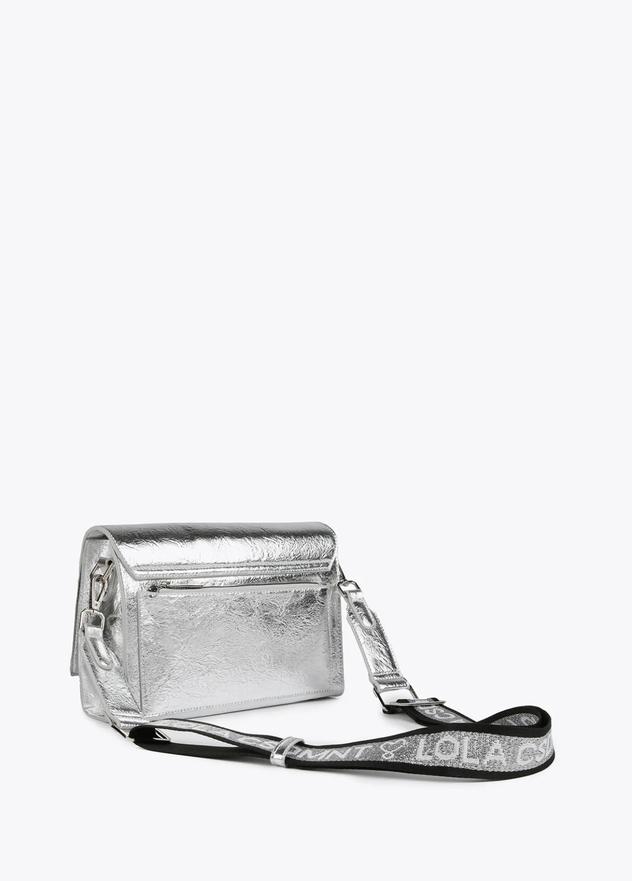 bandolera_metalizada_2-2.webp Lola Casademunt Bandoleras | Bolsos Pequeños<Bandolera metalizada DORADO