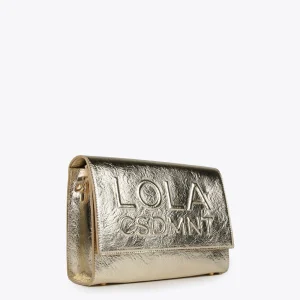 Lola Casademunt Bandoleras | Bolsos Pequeños<Bandolera metalizada DORADO