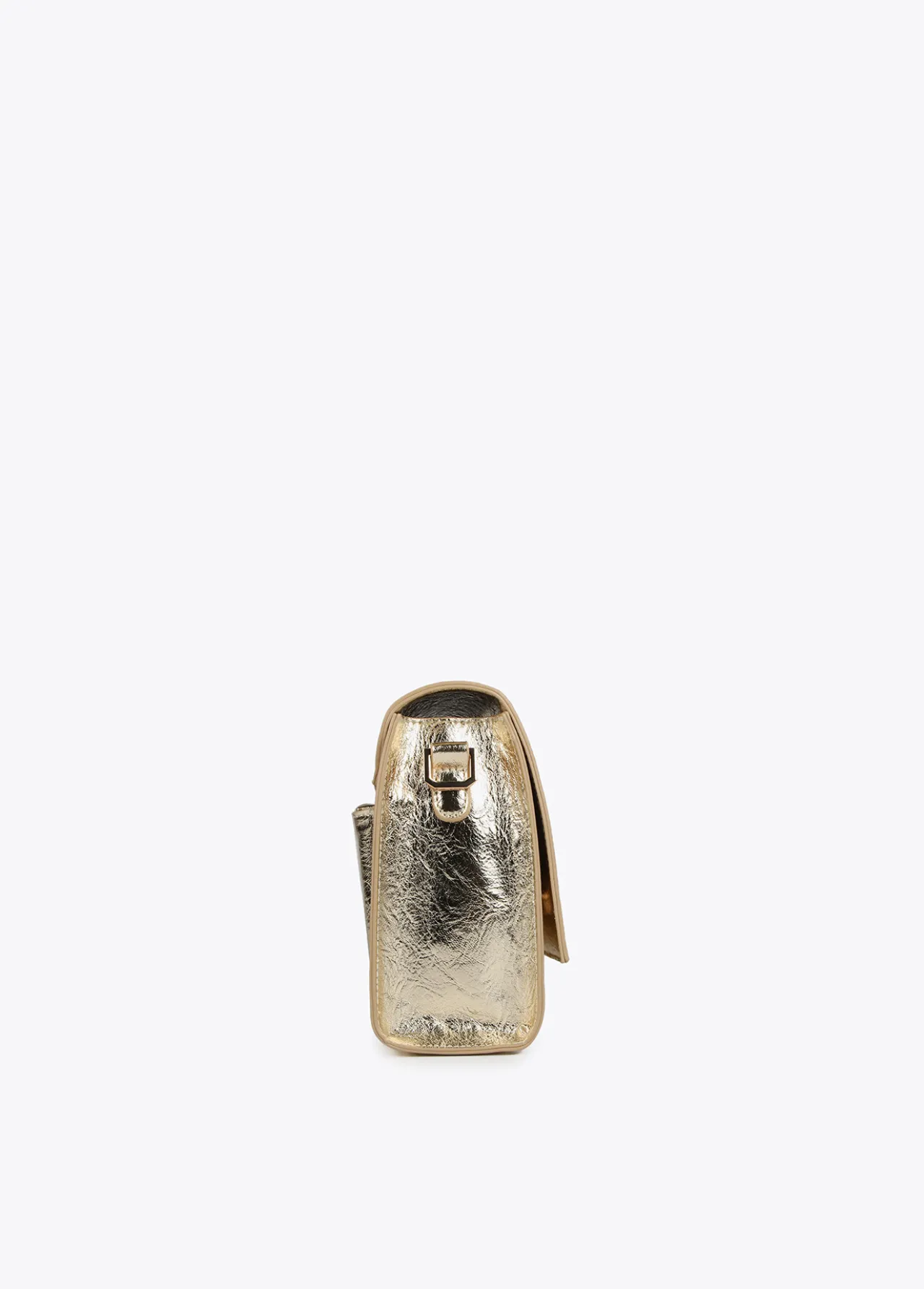 bandolera_metalizada_5-1.webp Lola Casademunt Bandoleras | Bolsos Pequeños<Bandolera metalizada DORADO