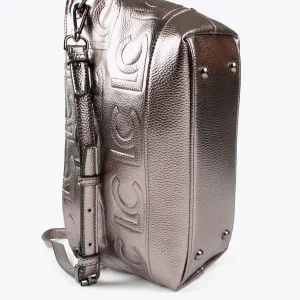 Lola Casademunt Bolsos<Bandolera metalizada en efecto piel DORADO
