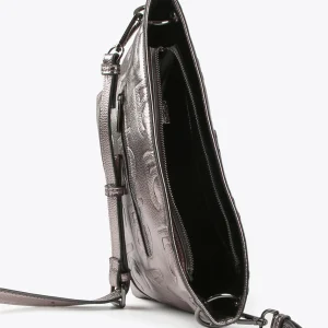Lola Casademunt Bolsos<Bandolera metalizada en efecto piel DORADO