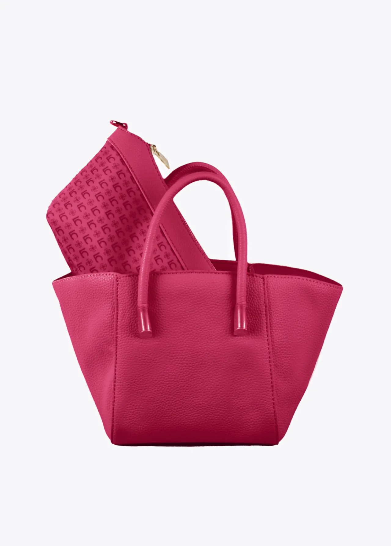 bandolera_mini_shopper_0-1.webp Lola Casademunt Bandoleras | Bolsos Pequeños<Bandolera mini shopper FUCSIA