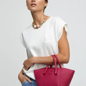 Lola Casademunt Bandoleras | Bolsos Pequeños<Bandolera mini shopper FUCSIA