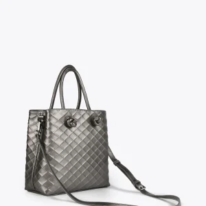 Lola Casademunt Bolsos De Mano Y Neceseres | Bandoleras<Bandolera rombos relieve GRIS