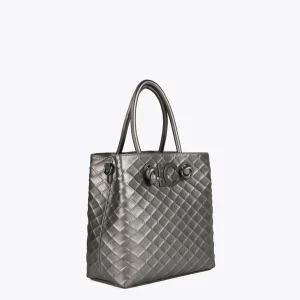 Lola Casademunt Bolsos De Mano Y Neceseres | Bandoleras<Bandolera rombos relieve GRIS