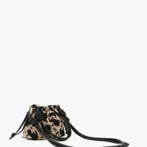 Lola Casademunt Animal Print | Bolsos De Hombro<Bandolera tejido animal CRUDO-NEGRO
