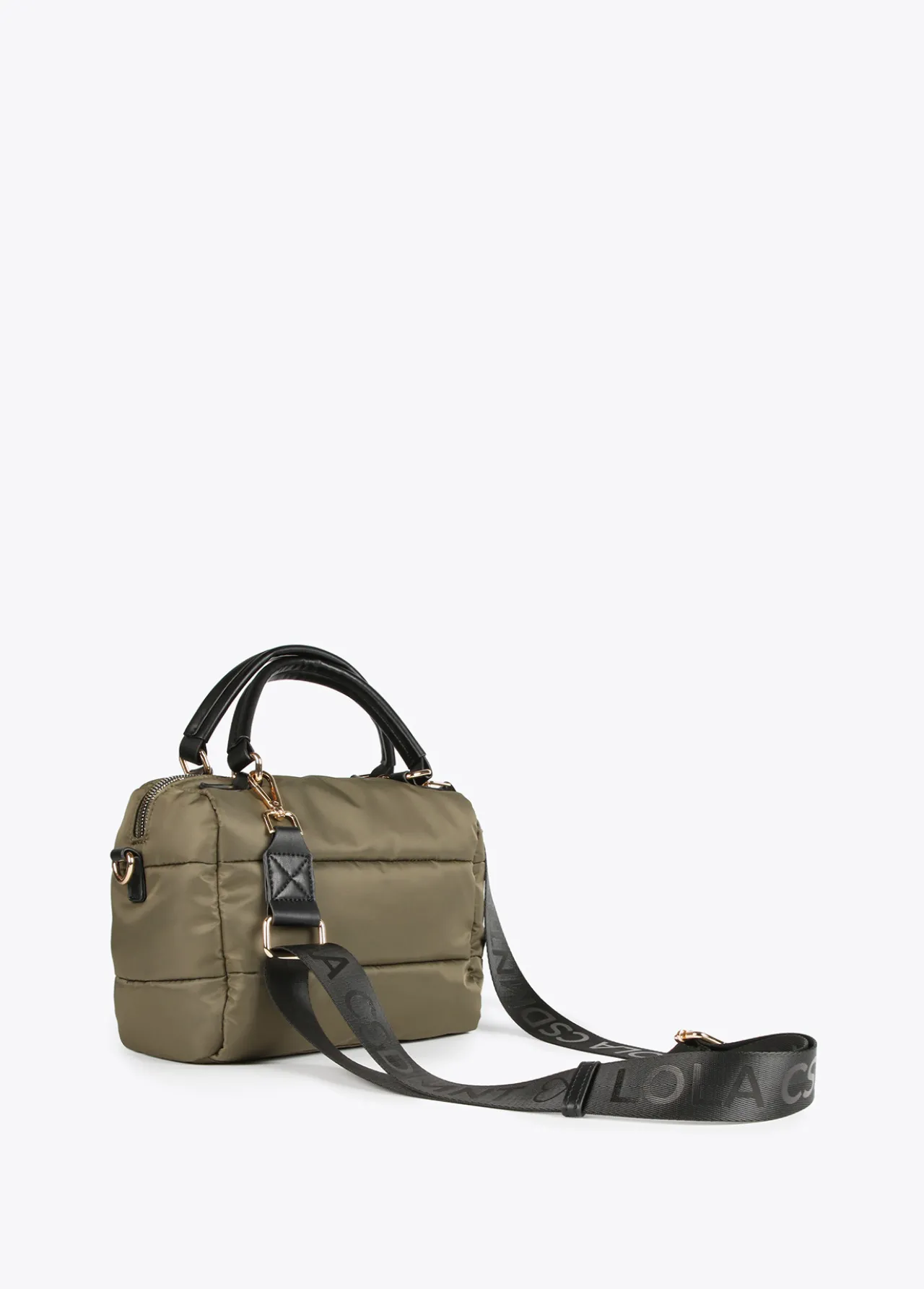 bandolera_tipo_bowling_5.webp Lola Casademunt Bandoleras | Bolsos Pequeños<Bandolera tipo bowling VERDE