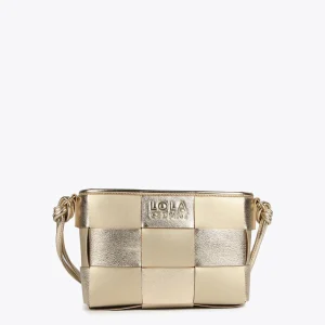 Lola Casademunt Bandoleras | Bolsos Pequeños<Bandolera trenzada DORADO
