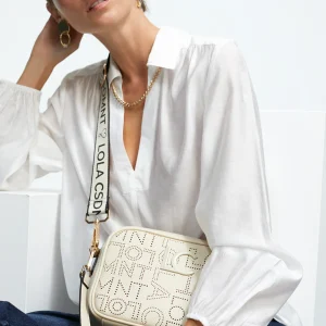 Lola Casademunt Bandoleras | Bolsos Pequeños<Bandolera troquelada MARRON
