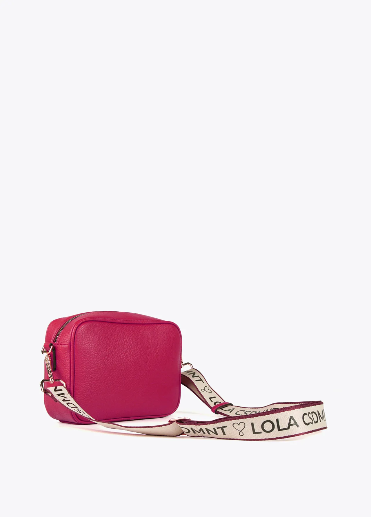 bandolera_troquelada_2-2.webp Lola Casademunt Bandoleras | Bolsos Pequeños<Bandolera troquelada MARRON