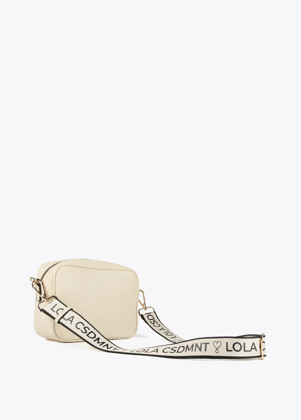 bandolera_troquelada_2.webp Lola Casademunt Bandoleras | Bolsos Pequeños<Bandolera troquelada MARRON