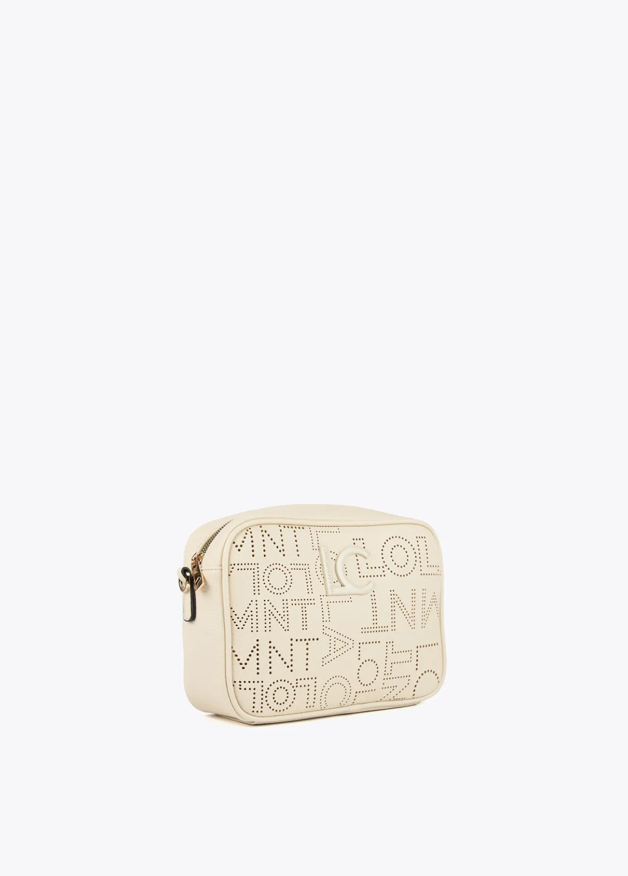 bandolera_troquelada_3.webp Lola Casademunt Bandoleras | Bolsos Pequeños<Bandolera troquelada MARRON