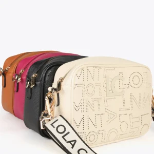 Lola Casademunt Bandoleras | Bolsos Pequeños<Bandolera troquelada MARRON