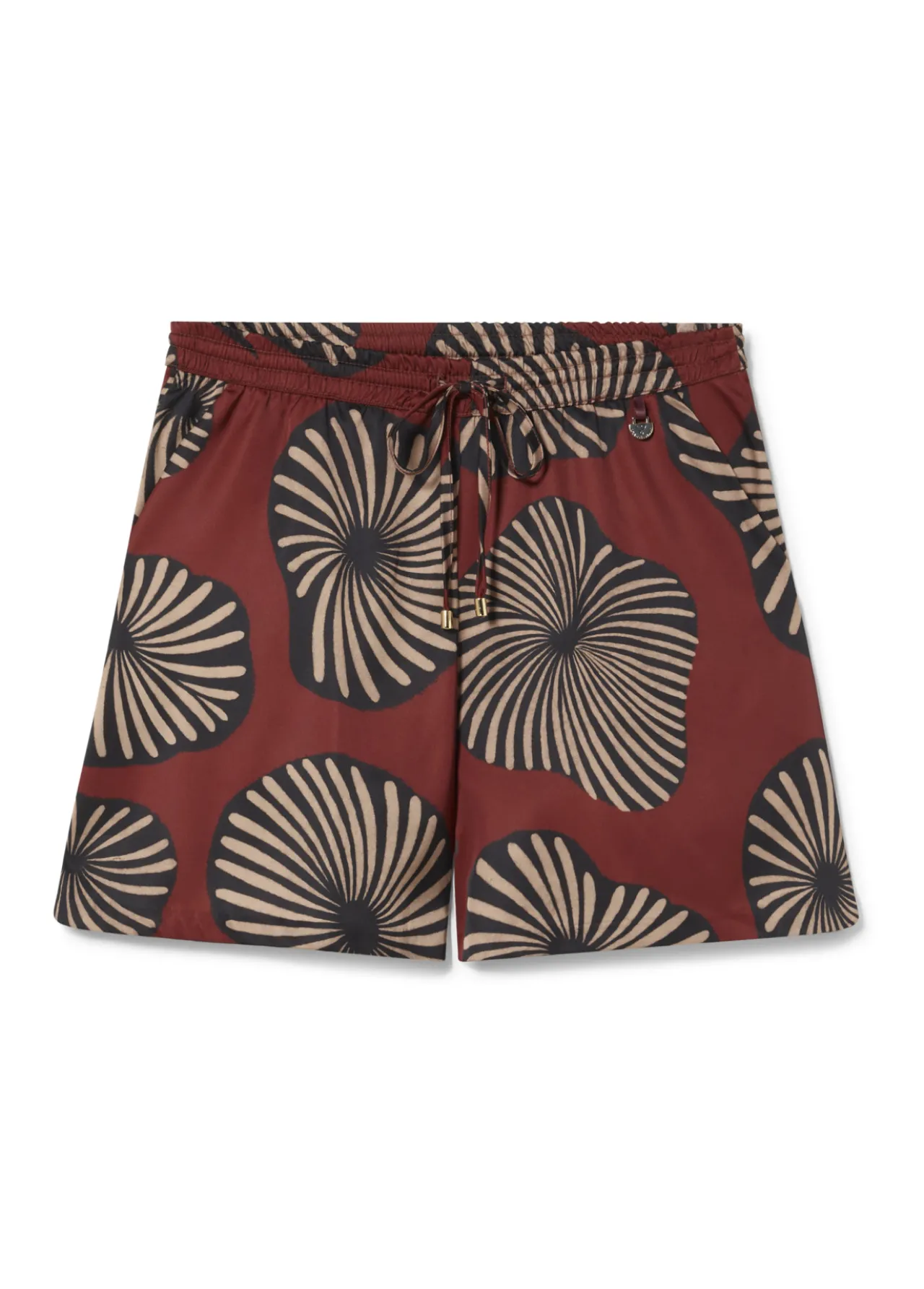 bermuda_estampada_0.webp Lola Casademunt Pantalones<Bermuda estampada ROJO-NEGRO