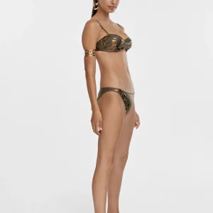 Lola Casademunt Baño<Bikini animal print fantasia NEGRO-MARRON
