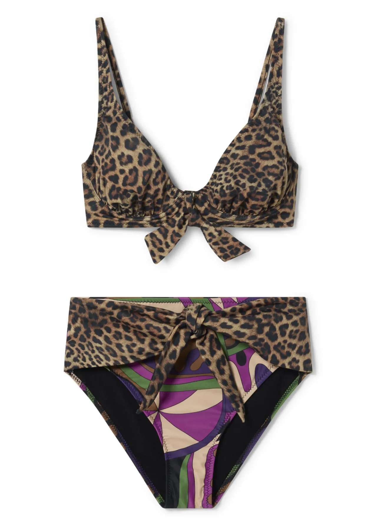 bikini_animal_print_y_pasley_0.webp Lola Casademunt Baño<Bikini animal print y pasley NEGRO-ROSA