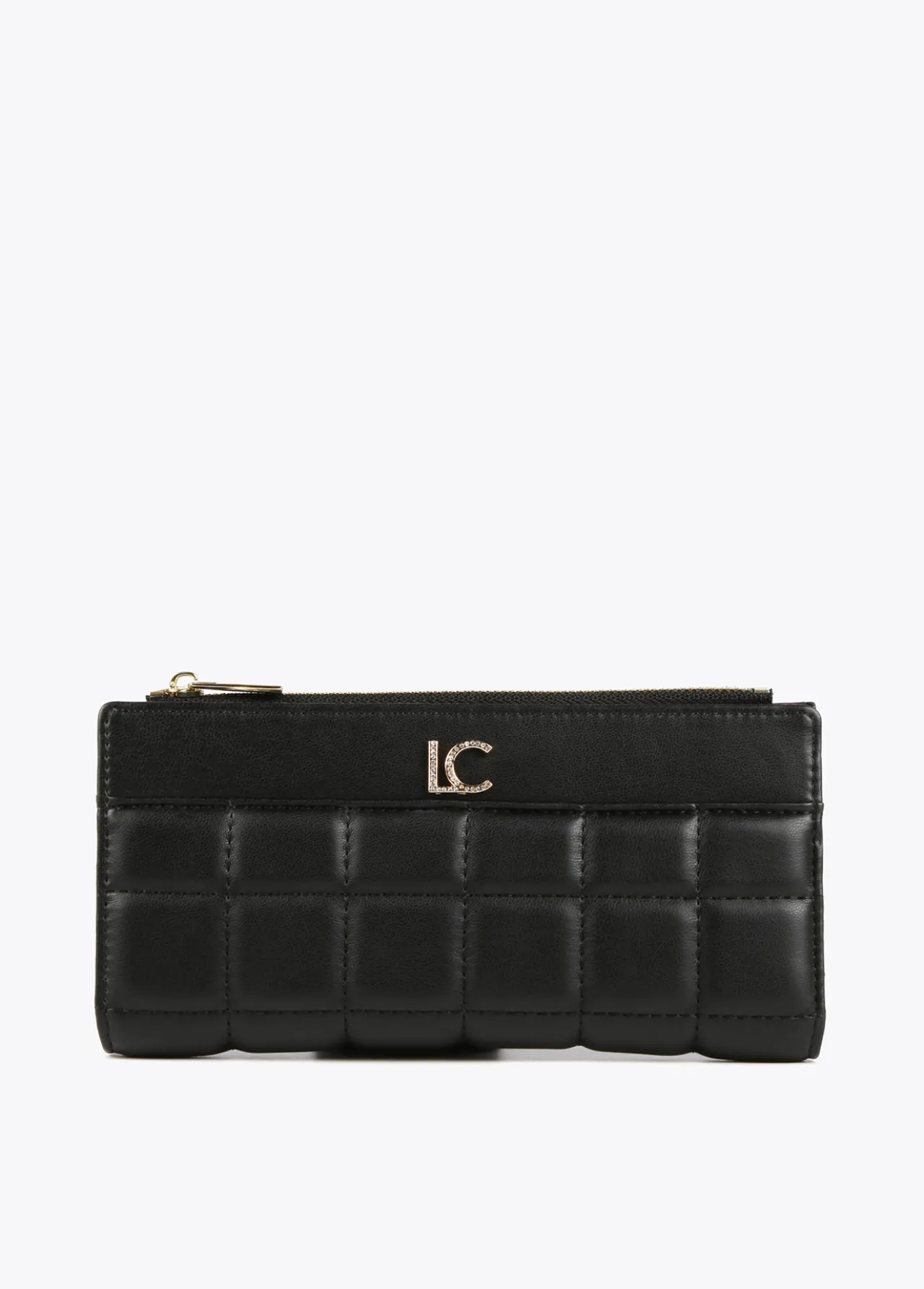 billetero_grande_acolchado_0.webp Lola Casademunt Carteras Y Monederos<Billetero grande acolchado NEGRO