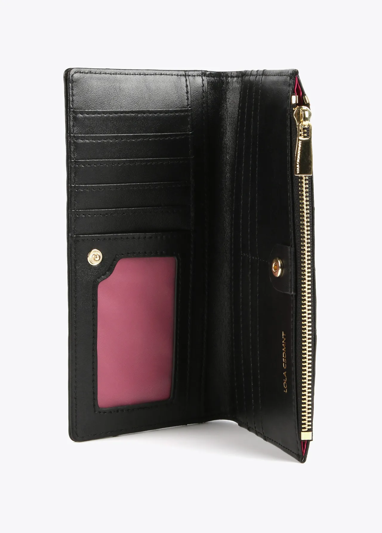 billetero_grande_acolchado_1.webp Lola Casademunt Carteras Y Monederos<Billetero grande acolchado NEGRO