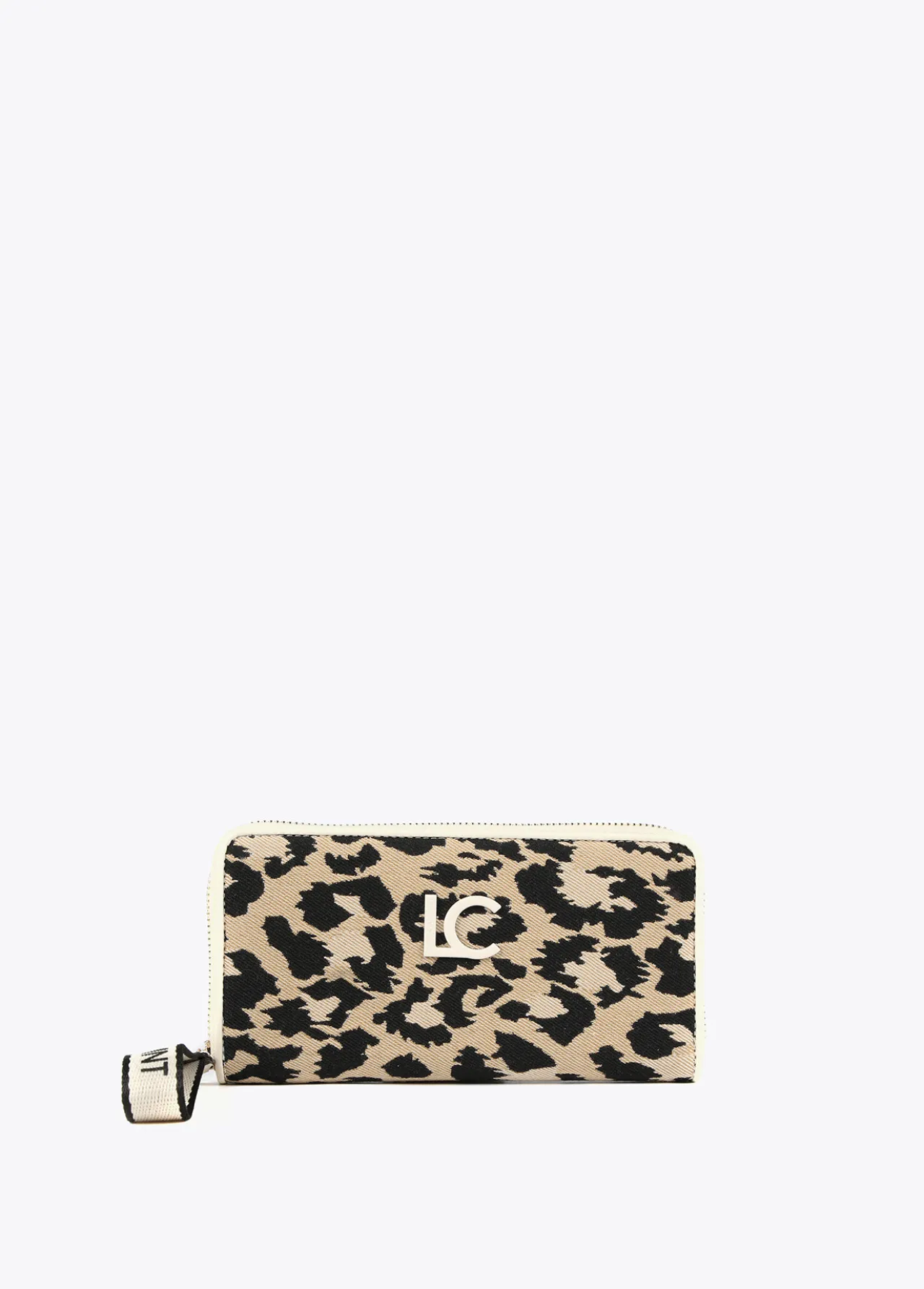 billetero_grande_animal_print_0.webp Lola Casademunt Accesorios | Bolsos<Billetero grande animal print CRUDO-MARRON