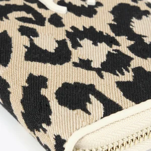 Lola Casademunt Accesorios | Bolsos<Billetero grande animal print CRUDO-MARRON