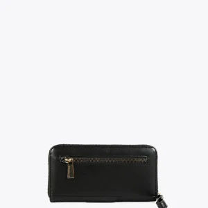 Lola Casademunt Accesorios | Bolsos<Billetero grande con logo NEGRO