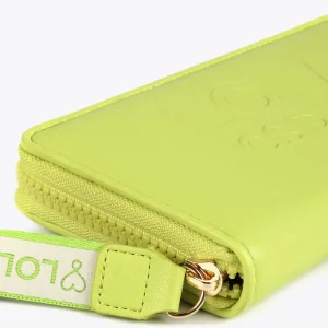 Lola Casademunt Accesorios<Billetero grande logo con relieve FUCSIA