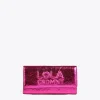 Lola Casademunt Carteras Y Monederos<Billetero grande metalizado FUCSIA