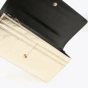 Lola Casademunt Carteras Y Monederos<Billetero grande metalizado FUCSIA