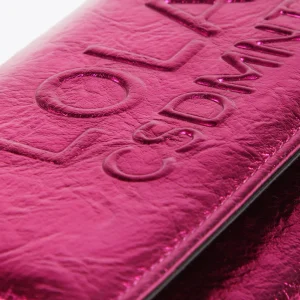 Lola Casademunt Carteras Y Monederos<Billetero grande metalizado FUCSIA