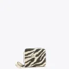 Lola Casademunt Accesorios<Billetero pequeño animal print CRUDO-MARRON