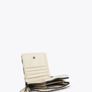 Lola Casademunt Accesorios<Billetero pequeño animal print CRUDO-MARRON