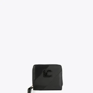 Lola Casademunt Bolsos | Accesorios<Billetero pequeño con logo NEGRO