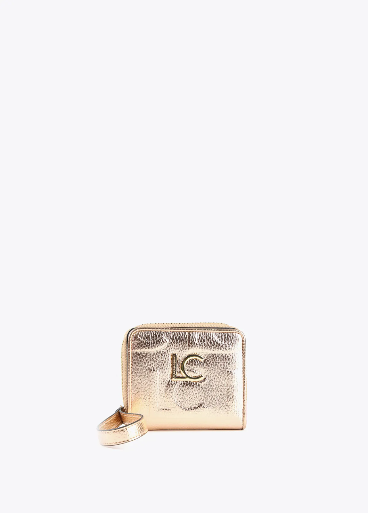 billetero_pequeo_metalizao_0.webp Lola Casademunt Accesorios | Bolsos<Billetero pequeño metalizao DORADO