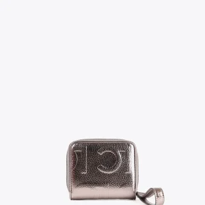 Lola Casademunt Accesorios | Bolsos<Billetero pequeño metalizao DORADO
