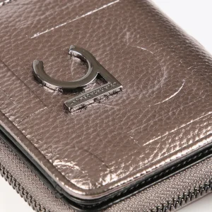 Lola Casademunt Accesorios | Bolsos<Billetero pequeño metalizao DORADO