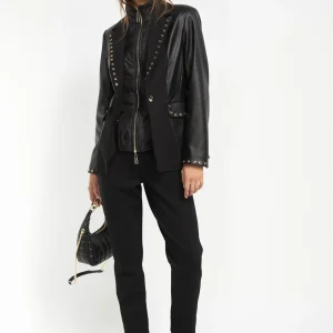 Lola Casademunt Americanas Y Blazers<Blazer detalle eyelets NEGRO