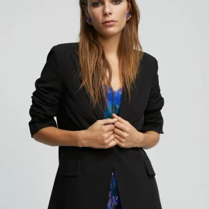 Lola Casademunt Americanas Y Blazers<Blazer forro contraste NEGRO
