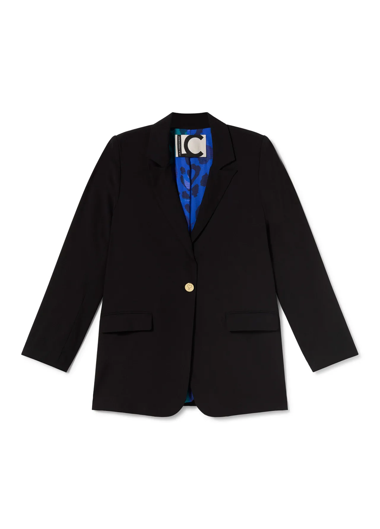 blazer_forro_contraste_6.webp Lola Casademunt Americanas Y Blazers<Blazer forro contraste NEGRO