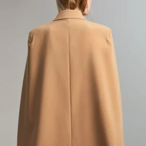 Lola Casademunt Americanas Y Blazers<Blazer tipo capa CAMEL