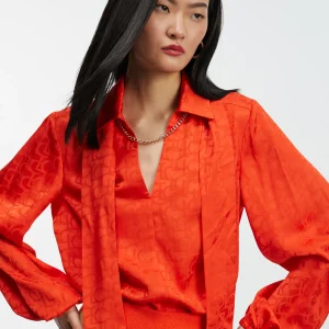 Lola Casademunt Camisas Y Blusas<Blusa con lazo PISTACHO