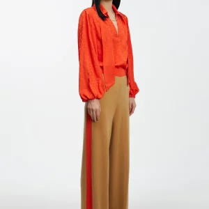 Lola Casademunt Camisas Y Blusas<Blusa con lazo PISTACHO