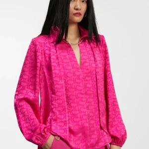 Lola Casademunt Camisas Y Blusas<Blusa con lazo PISTACHO