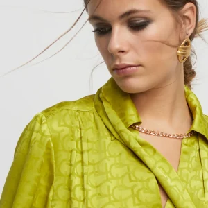 Lola Casademunt Camisas Y Blusas<Blusa con lazo PISTACHO
