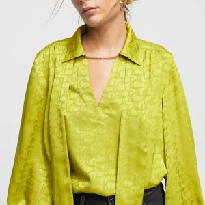 Lola Casademunt Camisas Y Blusas<Blusa con lazo PISTACHO