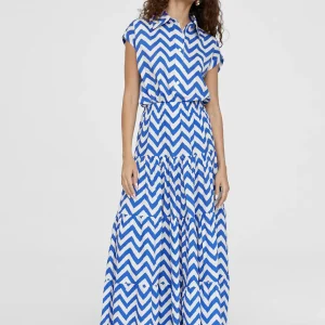Lola Casademunt Camisas Y Blusas<Blusa rayas zig zag AZUL-BLANCO