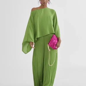 Lola Casademunt Camisas Y Blusas<Blusa/capa satinada FUCSIA
