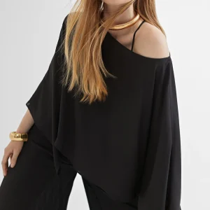 Lola Casademunt Camisas Y Blusas | Americanas Y Blazers<Blusa/capa satinada FUCSIA