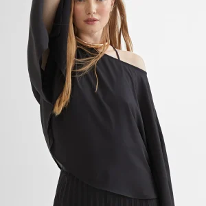 Lola Casademunt Camisas Y Blusas | Americanas Y Blazers<Blusa/capa satinada FUCSIA
