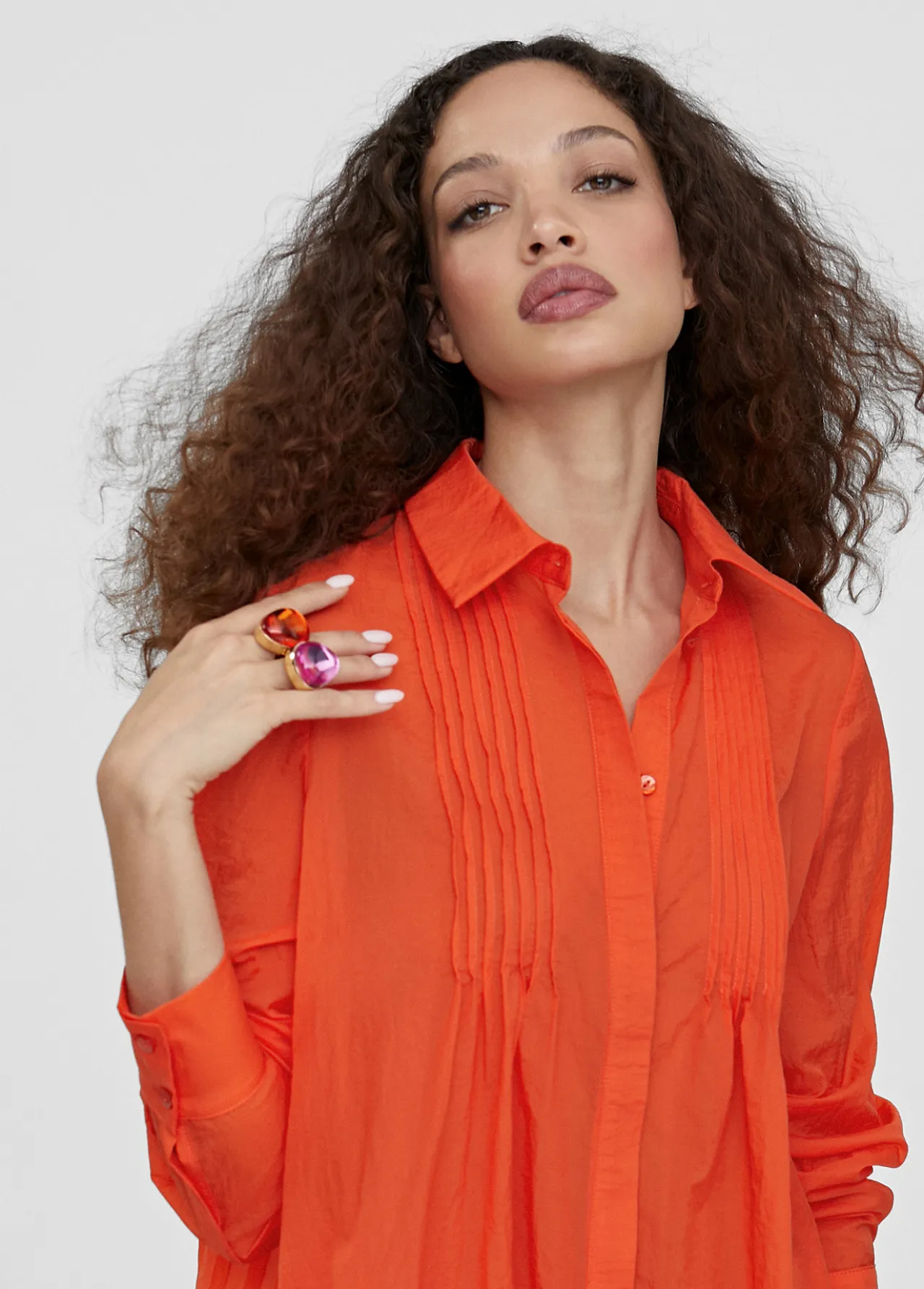 blusn_largo_aberturas_3-1.webp Lola Casademunt Camisas Y Blusas | Americanas Y Blazers<Blusón largo aberturas BUGANVILIA