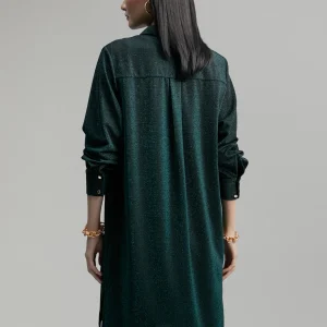 Lola Casademunt Camisas Y Blusas<Blusón largo de punto lúrex BOTELLA